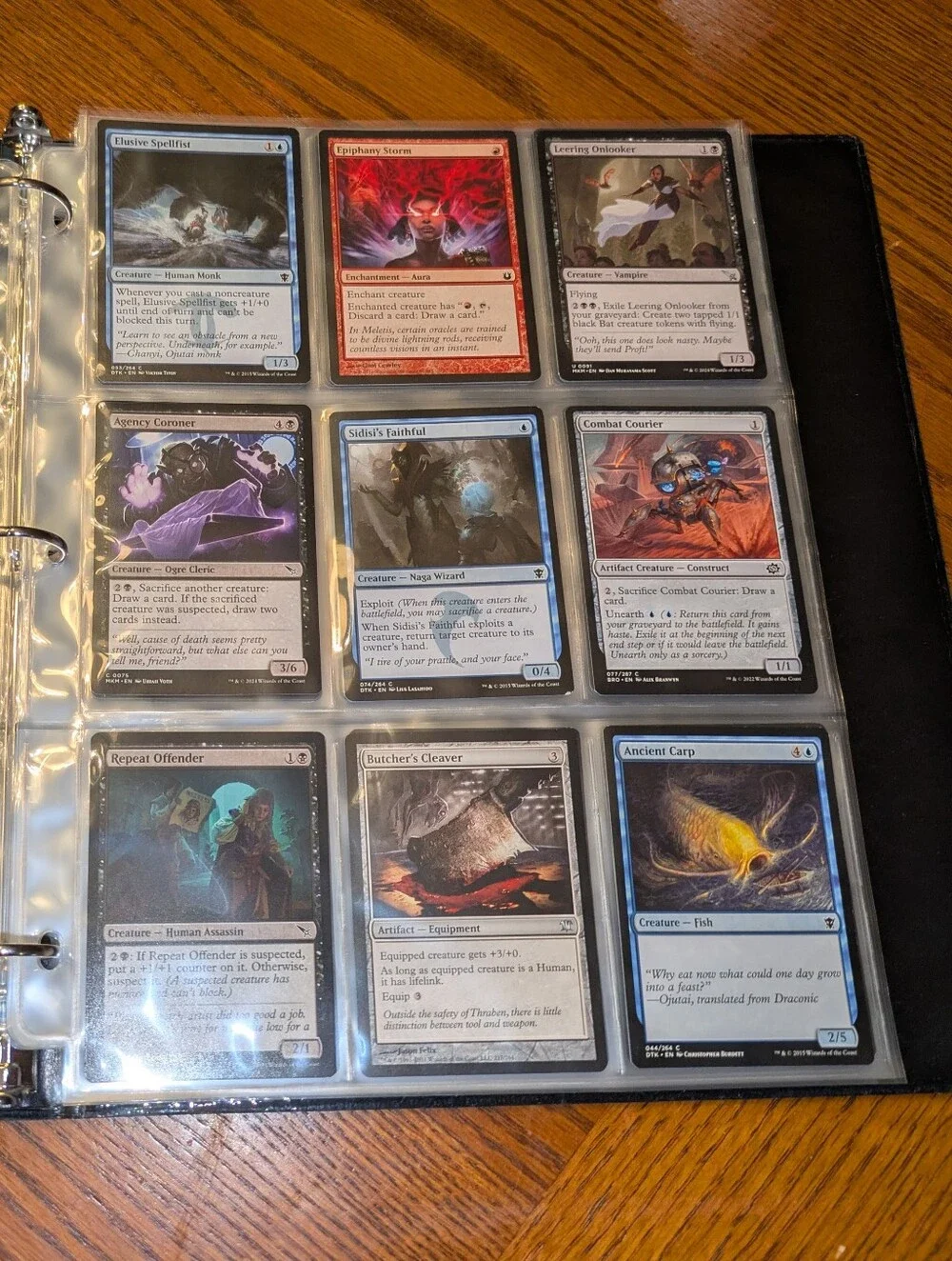 Magic Cards Binder MTG Collection Magic The Gathering Trading Cards Lot WOTC